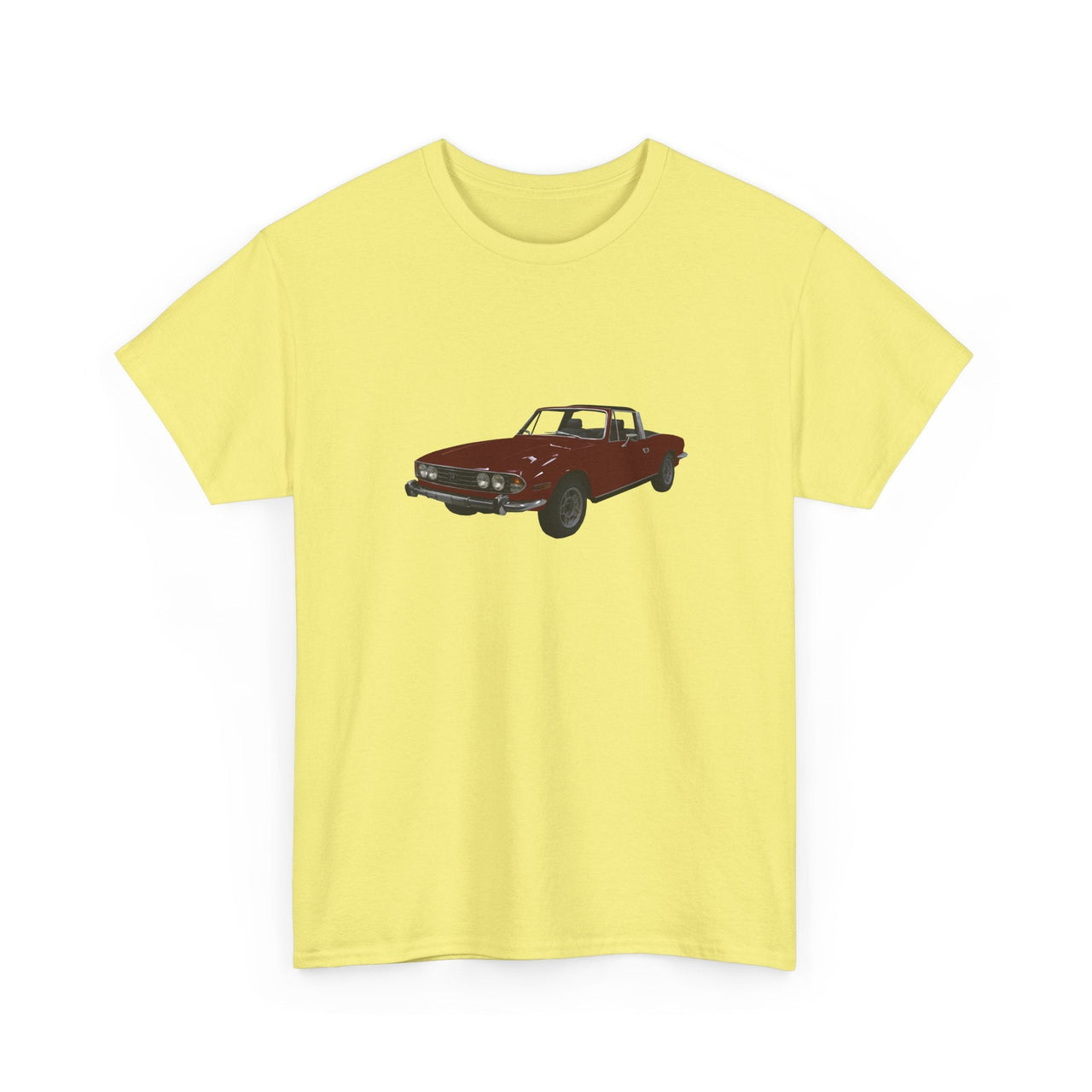 1975 Triumph Stag Touring Convertible T-shirt - Cars, Trucks & Cycles - Harvey Ltd