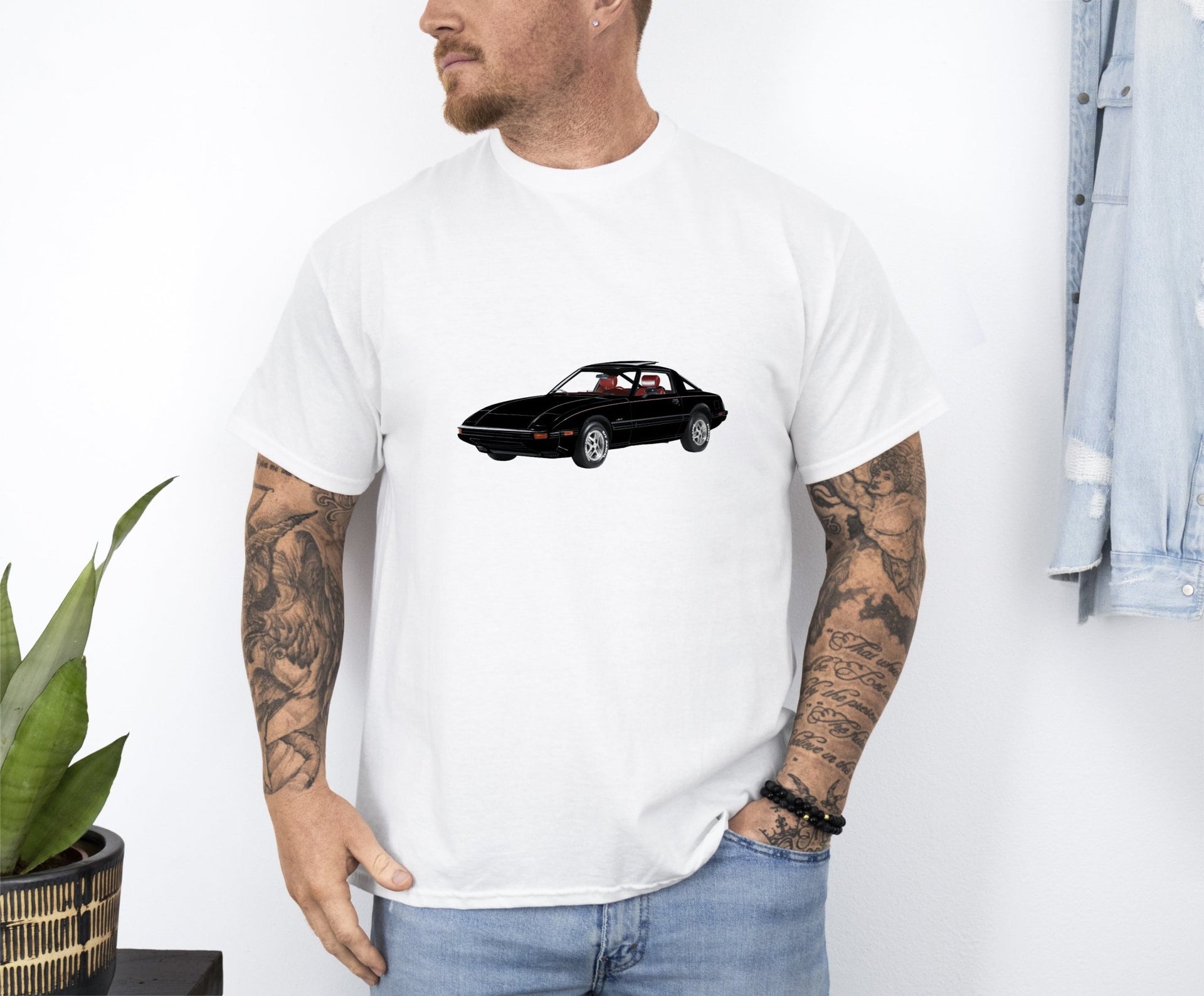 1981 Mazda RX-7 Sports Car T-shirt - Cars, Trucks & Cycles - Harvey Ltd