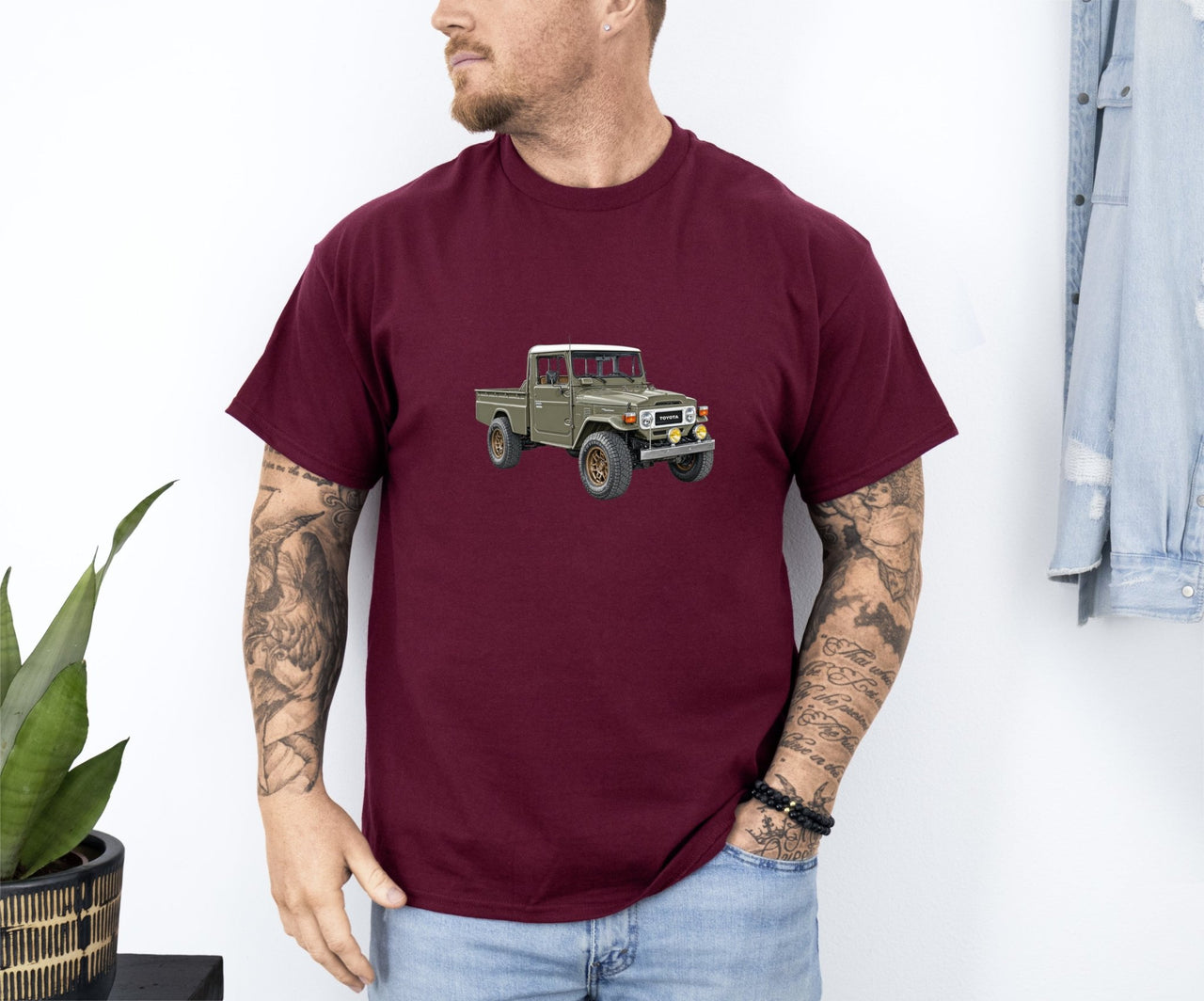 1984 Toyota Land Cruiser HJ47 T-shirt - Cars, Trucks & Cycles - Harvey Ltd