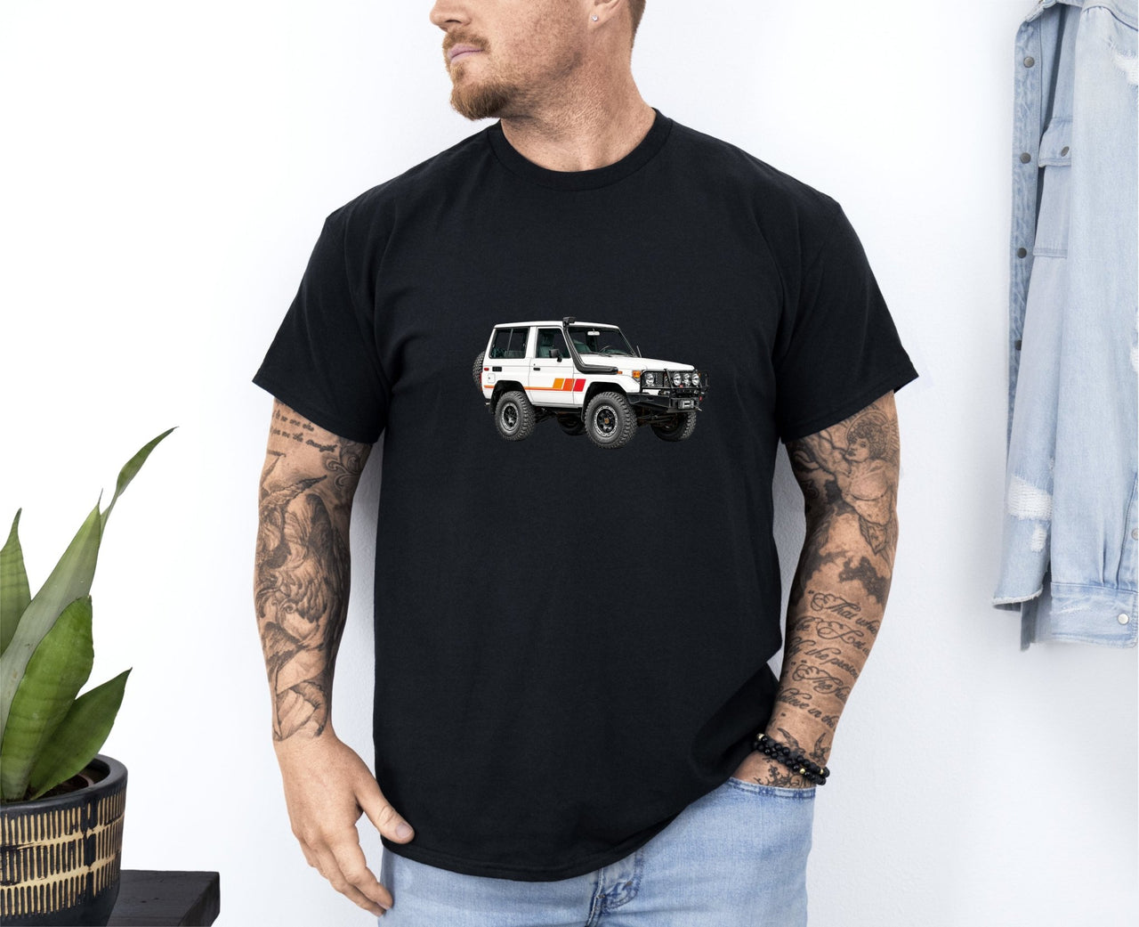 1985 Toyota Land Cruiser BJ70 Diesel T-shirt - Cars, Trucks & Cycles - Harvey Ltd