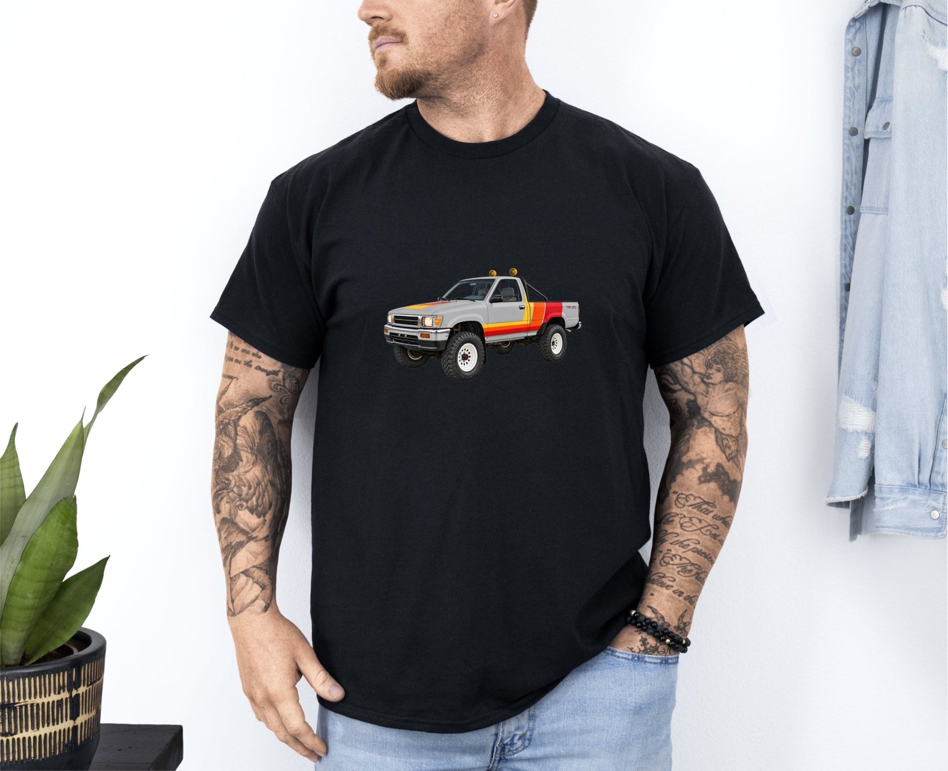 1992 Toyota Deluxe 4x4 Pickup T-shirt - Cars, Trucks & Cycles - Harvey Ltd