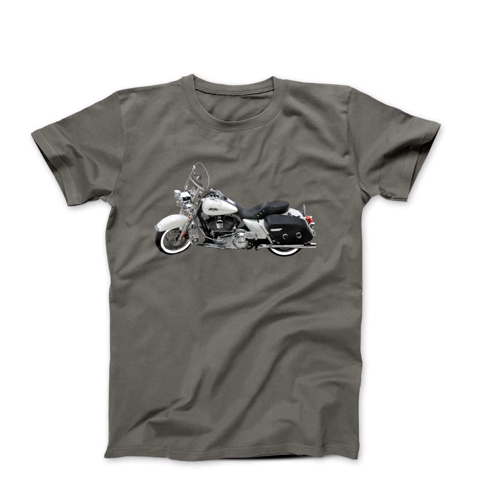 2012 Harley - Davidson Road King Classic T-shirt - Cars, Trucks & Cycles - Harvey Ltd
