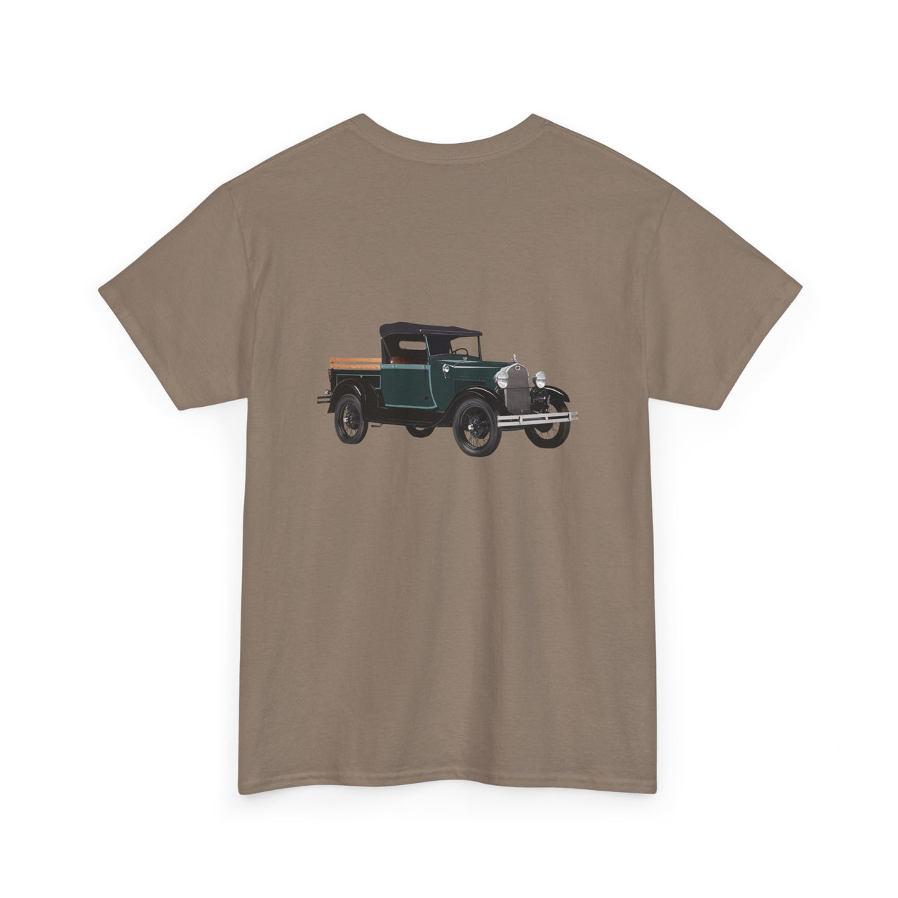 1928 Ford Model A Pickup Front & Back Printed T-shirt