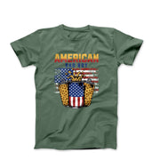 American Bad Boy Illustration T-shirt - Americana & Patriotic - Harvey Ltd