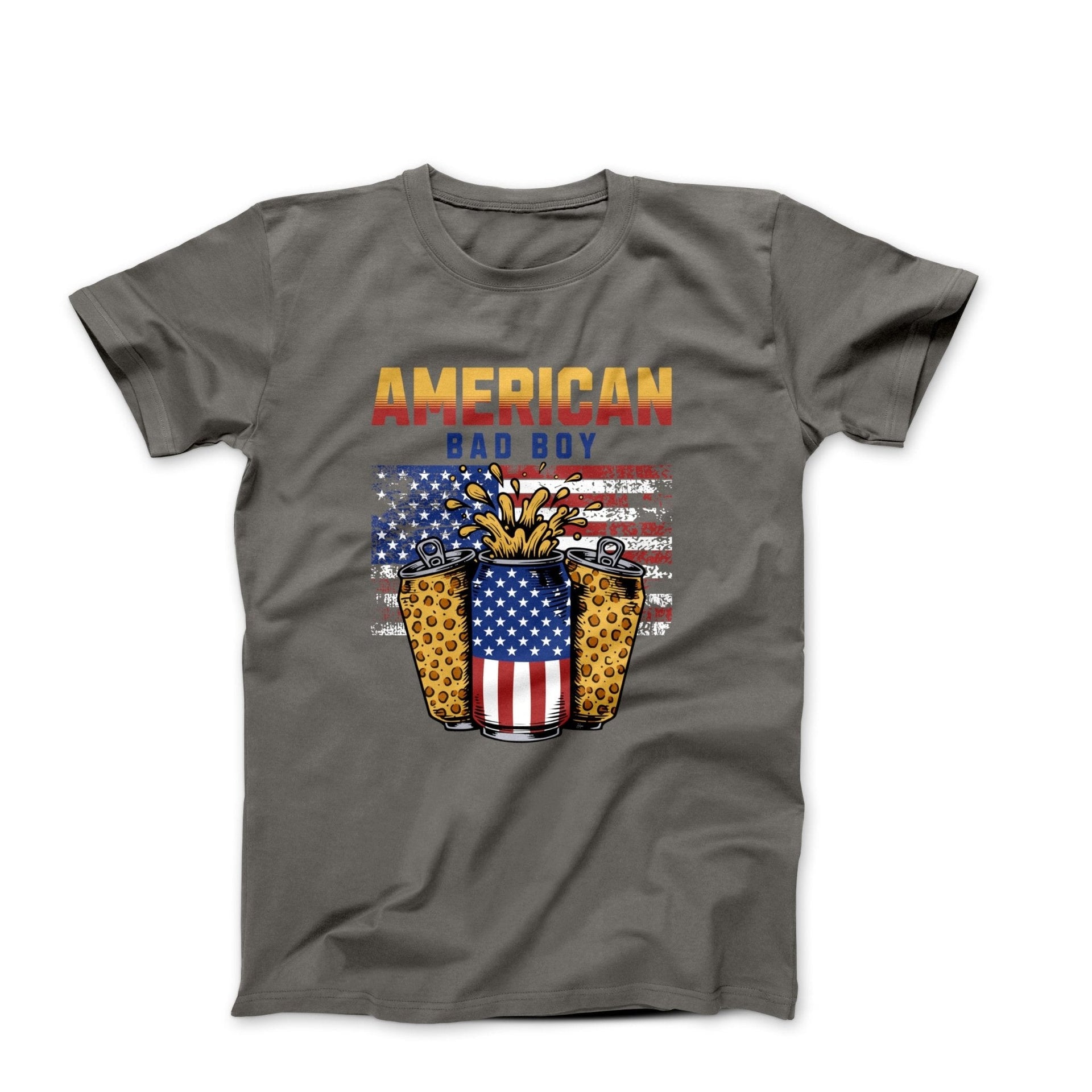 American Bad Boy Illustration T-shirt - Americana & Patriotic - Harvey Ltd