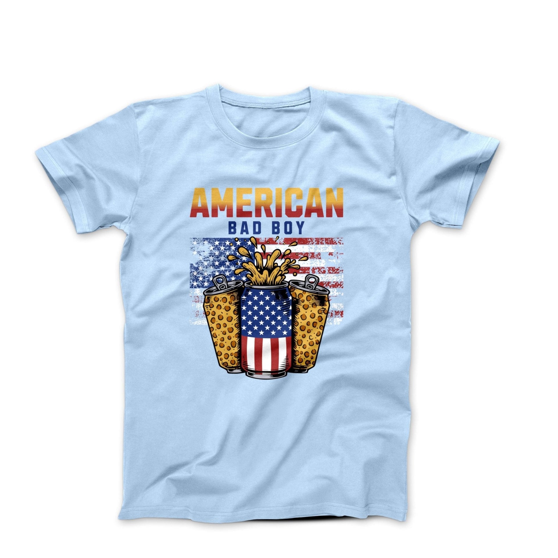 American Bad Boy Illustration T-shirt - Americana & Patriotic - Harvey Ltd