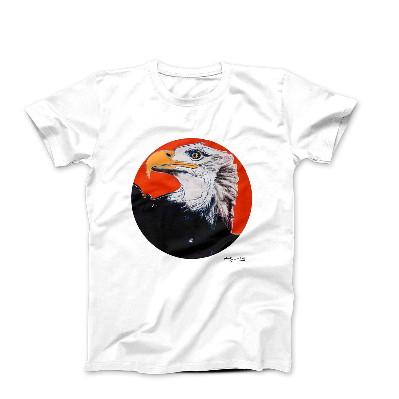 Andy Warhol Bald Eagle I (1983) Artwork T-shirt - Clothing - Harvey Ltd