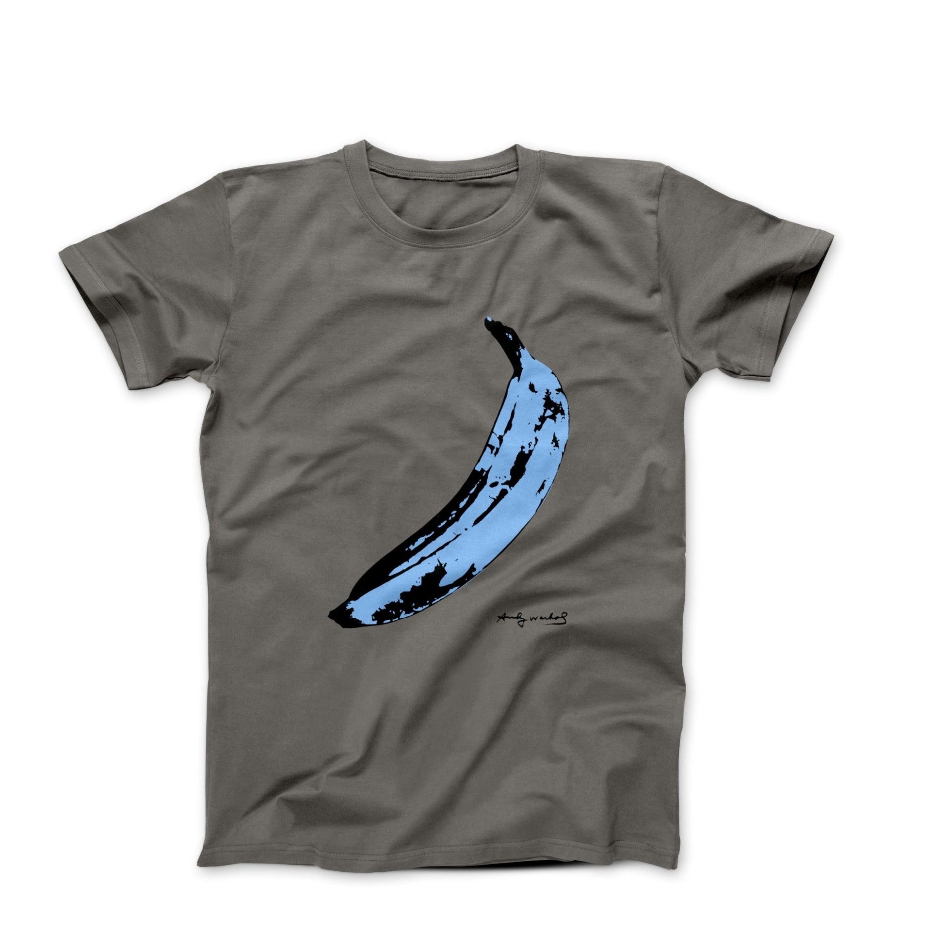 Andy Warhol Blue Banana (1967) Pop Art T - shirt - Clothing - Harvey Ltd