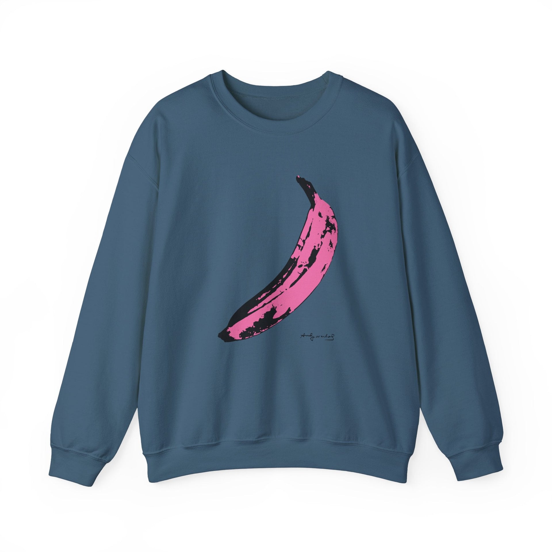 Andy Warhol Pink Banana (1967) Pop Art Sweatshirt - Clothing - Harvey Ltd