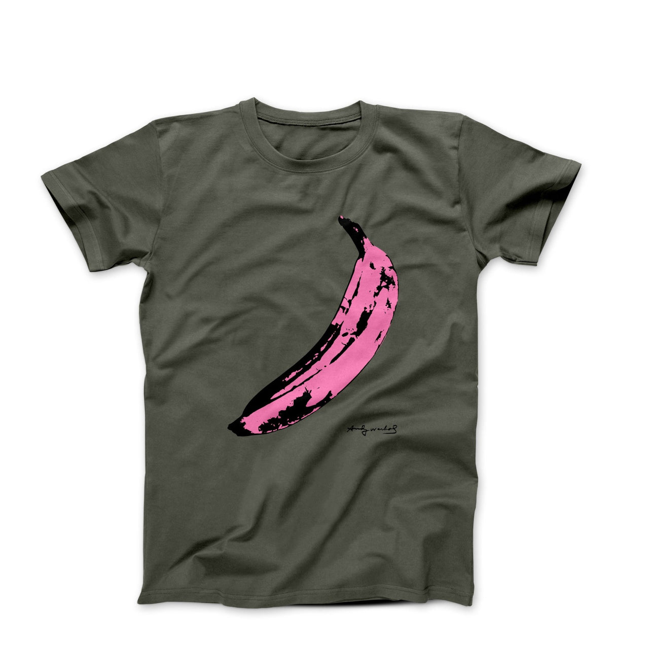 Andy Warhol Pink Banana (1967) Pop Art T - shirt - Clothing - Harvey Ltd