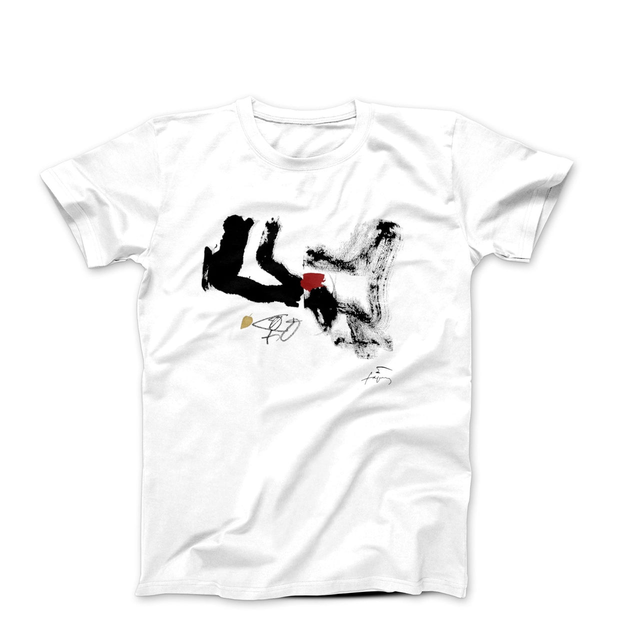Antoni Tapies Leaf (1987) Artwork T-shirt - Clothing - Harvey Ltd