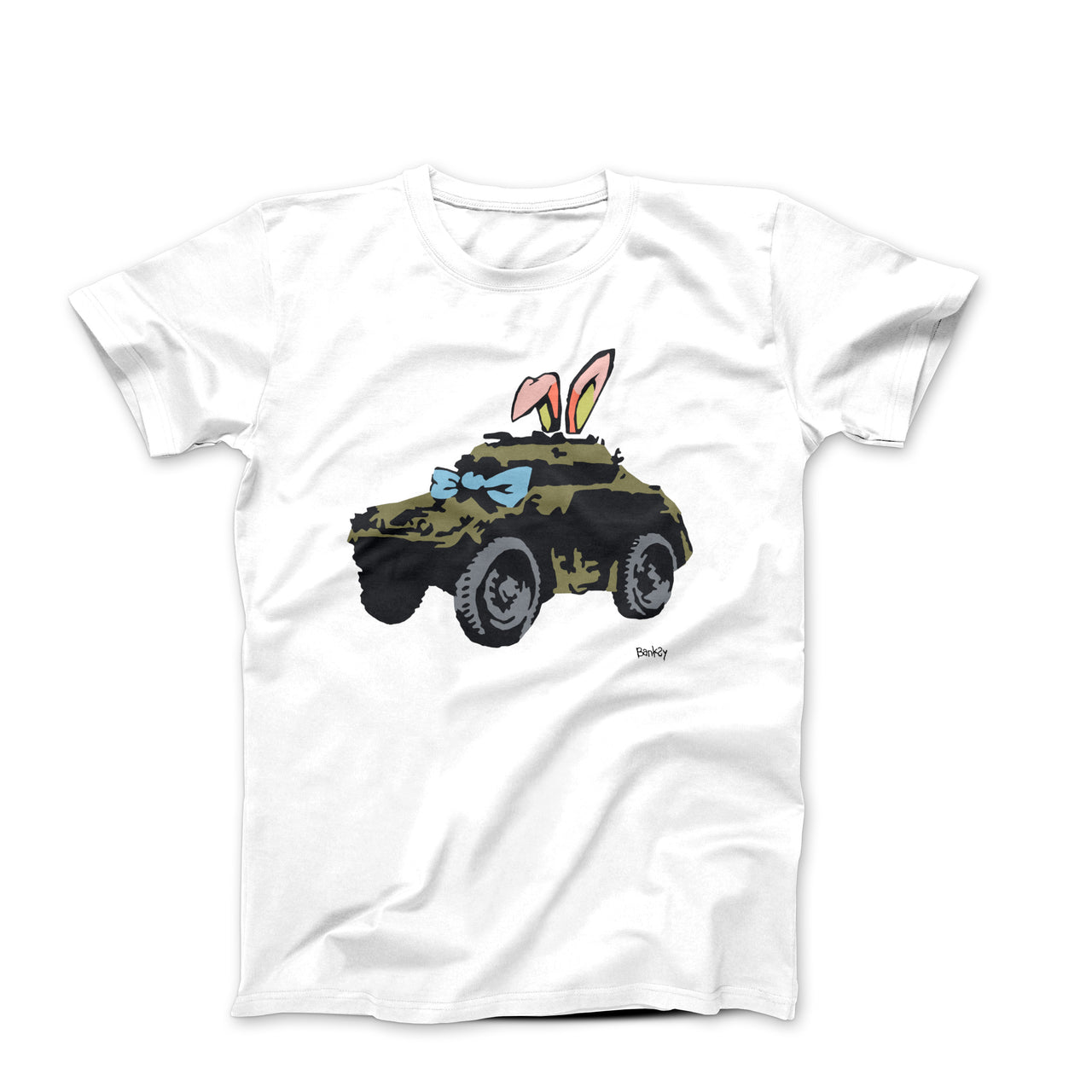 Banksy Armored Car (2002) Street Art T-shirt - Street, Pop & Media Art - Harvey Ltd