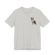 Australian Shepherd Front & Back Printed T-shirt - Pets & Animals - Harvey Ltd