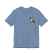 Australian Shepherd Front & Back Printed T-shirt - Pets & Animals - Harvey Ltd
