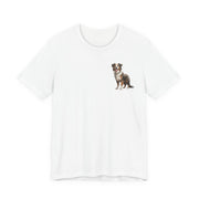 Australian Shepherd Front & Back Printed T-shirt - Pets & Animals - Harvey Ltd