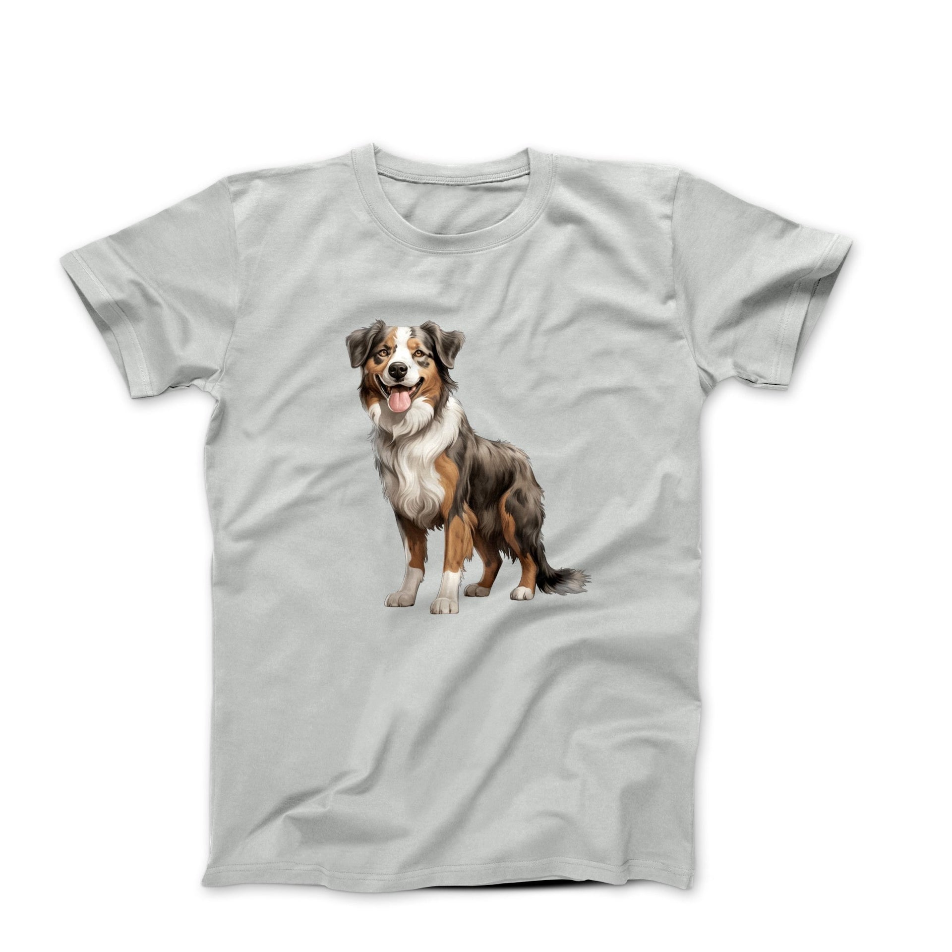 Australian Shepherd Illustration T-shirt - Pets & Animals - Harvey Ltd