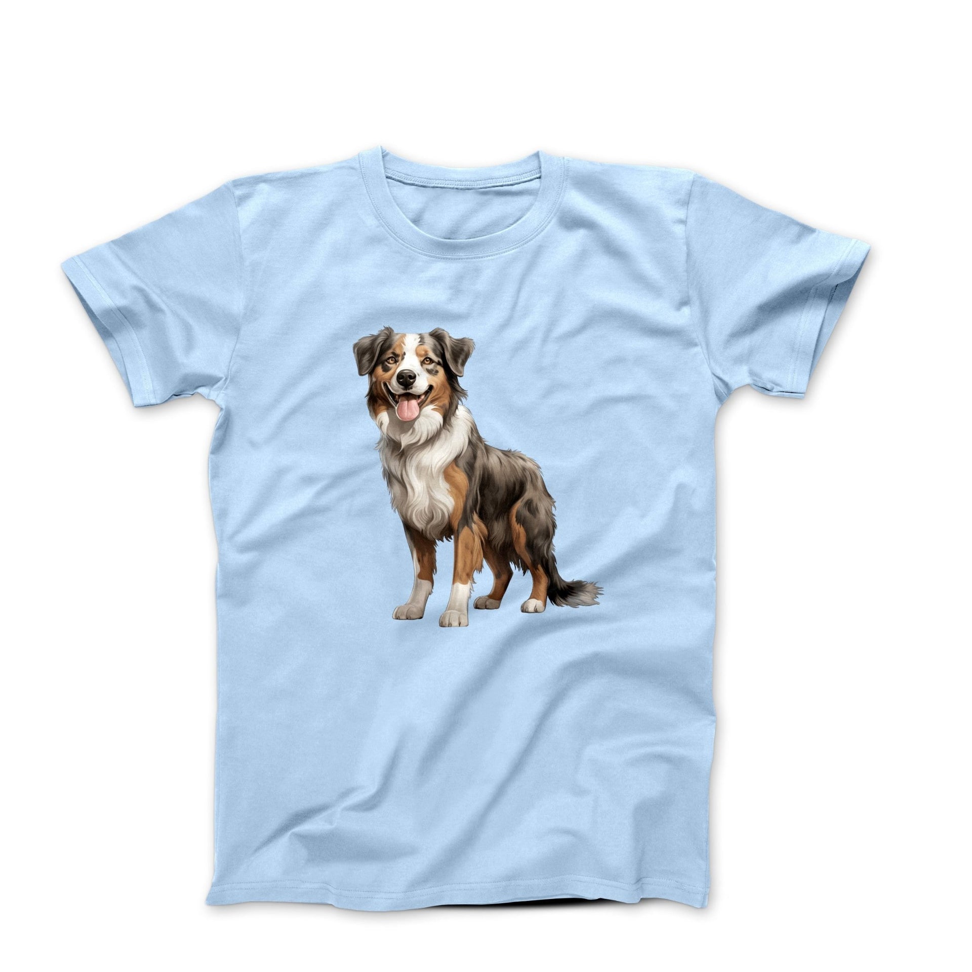 Australian Shepherd Illustration T-shirt - Pets & Animals - Harvey Ltd