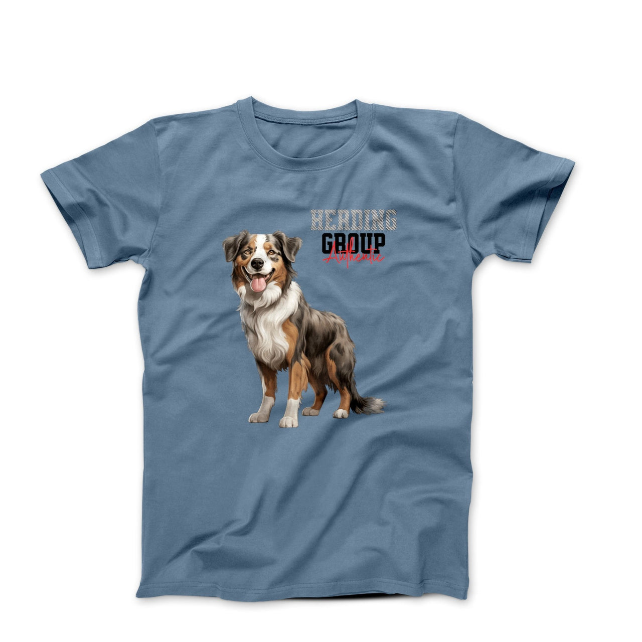 Australian Shepherd Illustration T-shirt - Pets - Harvey Ltd