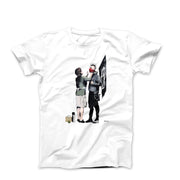 Banksy Anarchist Punk And His Mother Street Art T - Shirt - Clothing - Harvey Ltd