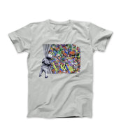Banksy Behind the Curtain Graffiti T-shirt - Street, Pop & Media Art - Harvey Ltd