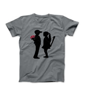 Banksy Boy Meets Girl (2015) Street Art T-shirt - Clothing - Harvey Ltd