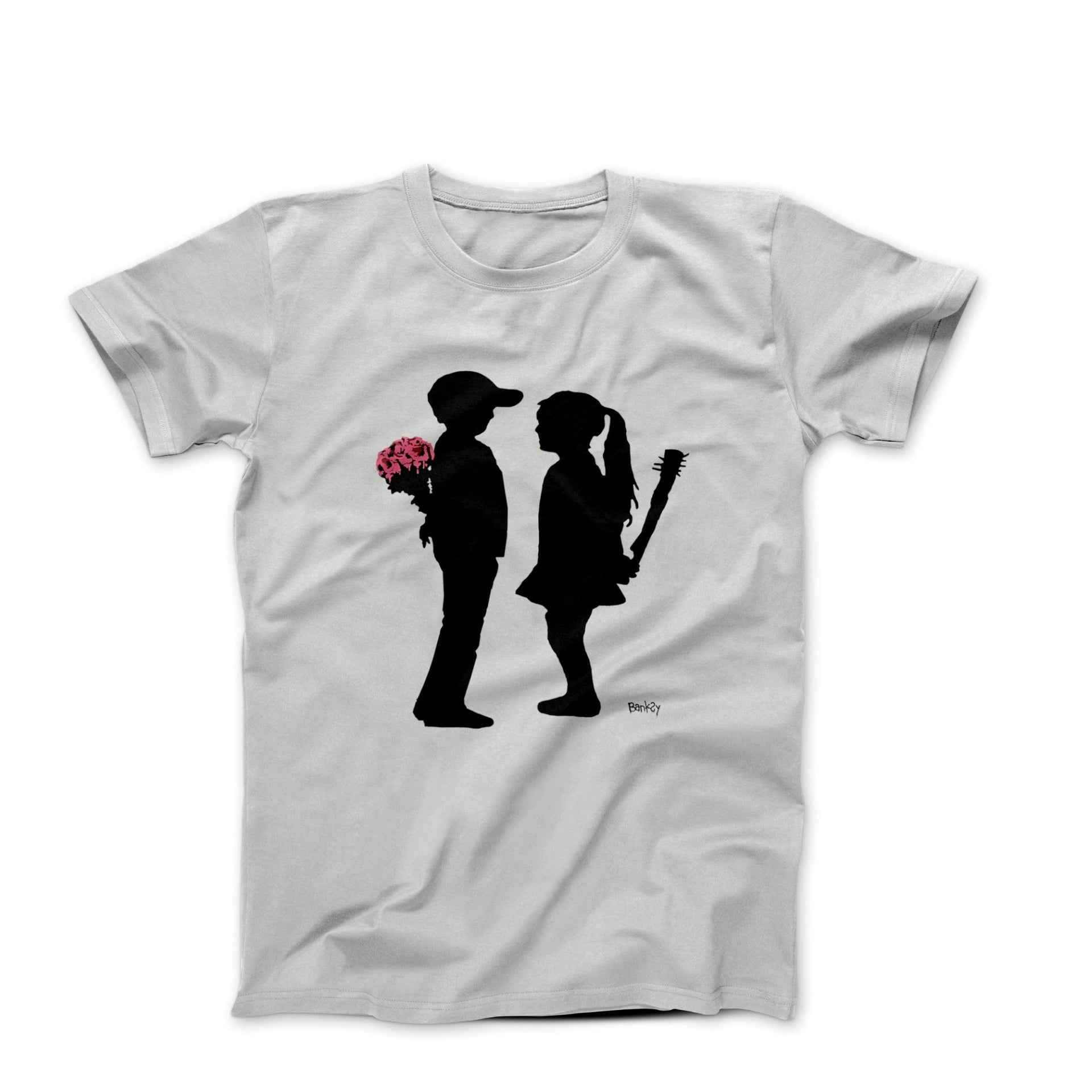 Banksy Boy Meets Girl (2015) Street Art T-shirt - Clothing - Harvey Ltd