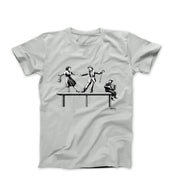Banksy Bus Stop Dancers 2021 Street Art T-shirt - Street, Pop & Media Art - Harvey Ltd