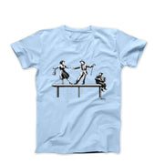 Banksy Bus Stop Dancers 2021 Street Art T-shirt - Street, Pop & Media Art - Harvey Ltd