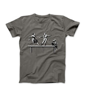 Banksy Bus Stop Dancers 2021 Street Art T-shirt - Street, Pop & Media Art - Harvey Ltd