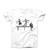 Banksy Bus Stop Dancers 2021 Street Art T-shirt - Street, Pop & Media Art - Harvey Ltd