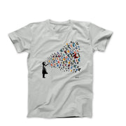 Banksy Butterfly Girl Street Art T-shirt - Street, Pop & Media Art - Harvey Ltd