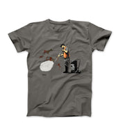 Banksy Cave Painting Removal Street Art T-shirt - Street, Pop & Media Art - Harvey Ltd