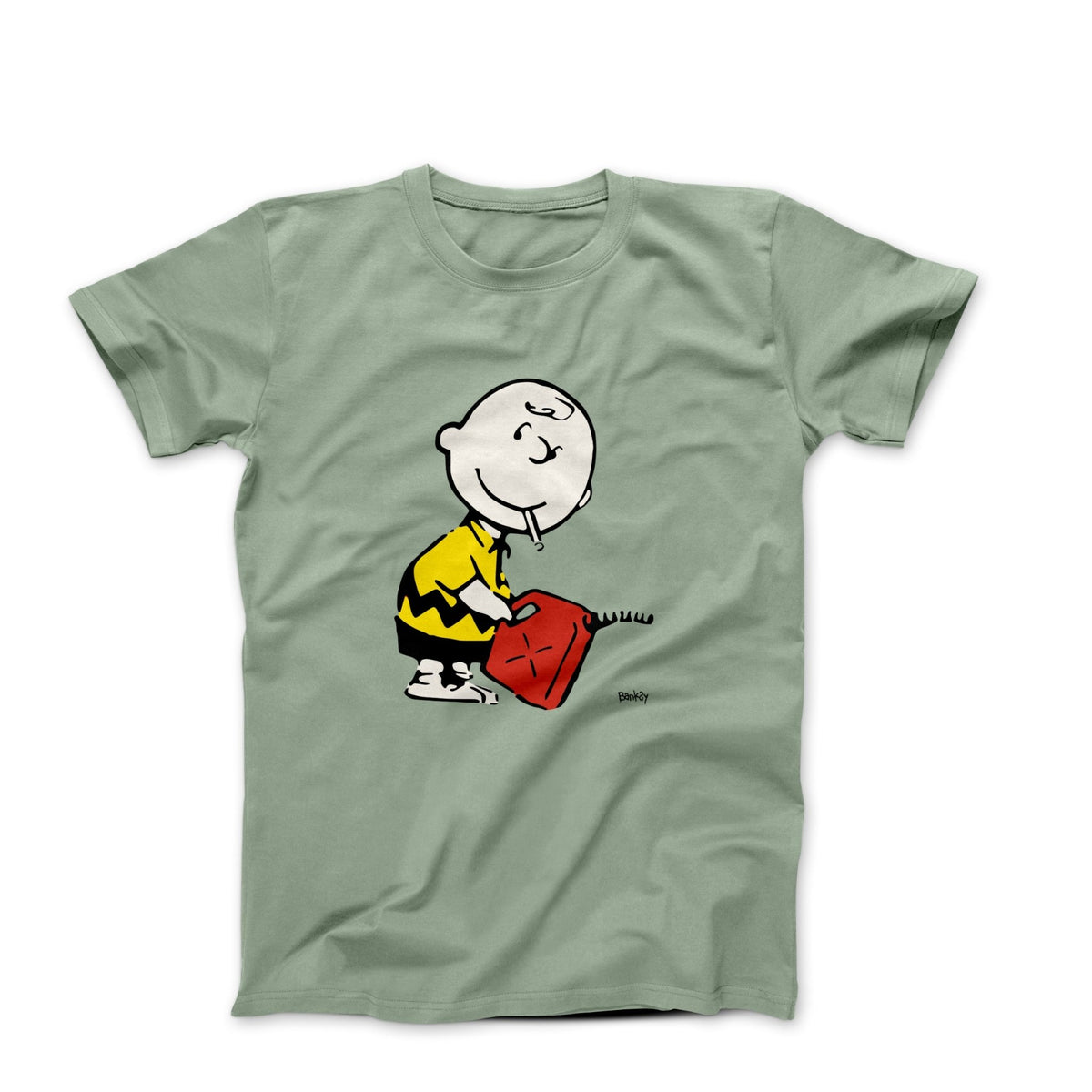 Banksy Charlie Brown's True Nature 2010 Street Art T-shirt - Street, Pop & Media Art - Harvey Ltd