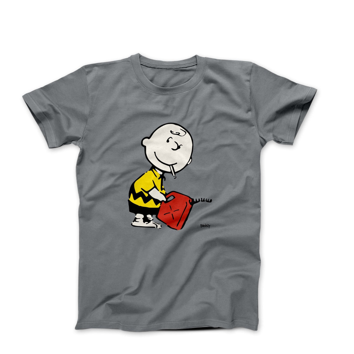 Banksy Charlie Brown's True Nature 2010 Street Art T-shirt - Street, Pop & Media Art - Harvey Ltd