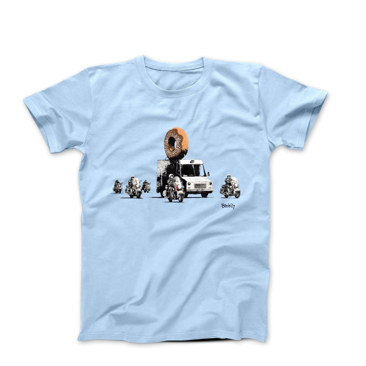 Banksy Chocolate Donuts Street Art T-shirt - Street, Pop & Media Art - Harvey Ltd