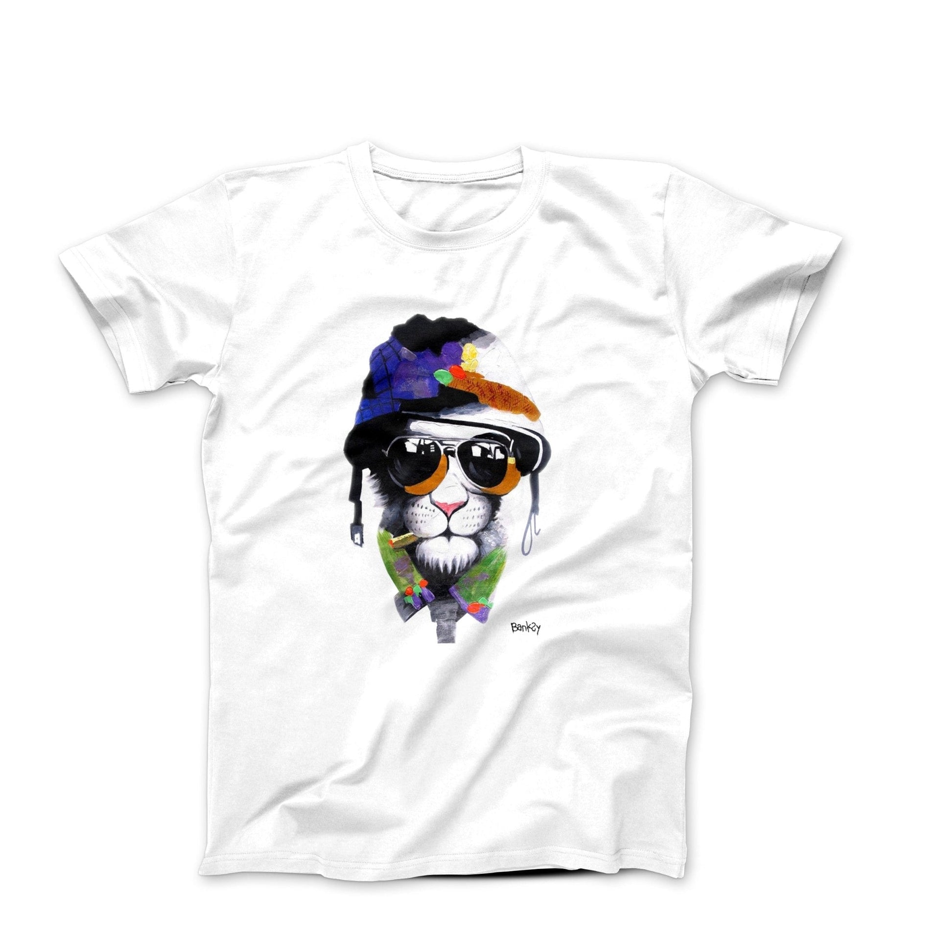 Banksy Cool Army Cat Street Art T-shirt - Street, Pop & Media Art - Harvey Ltd
