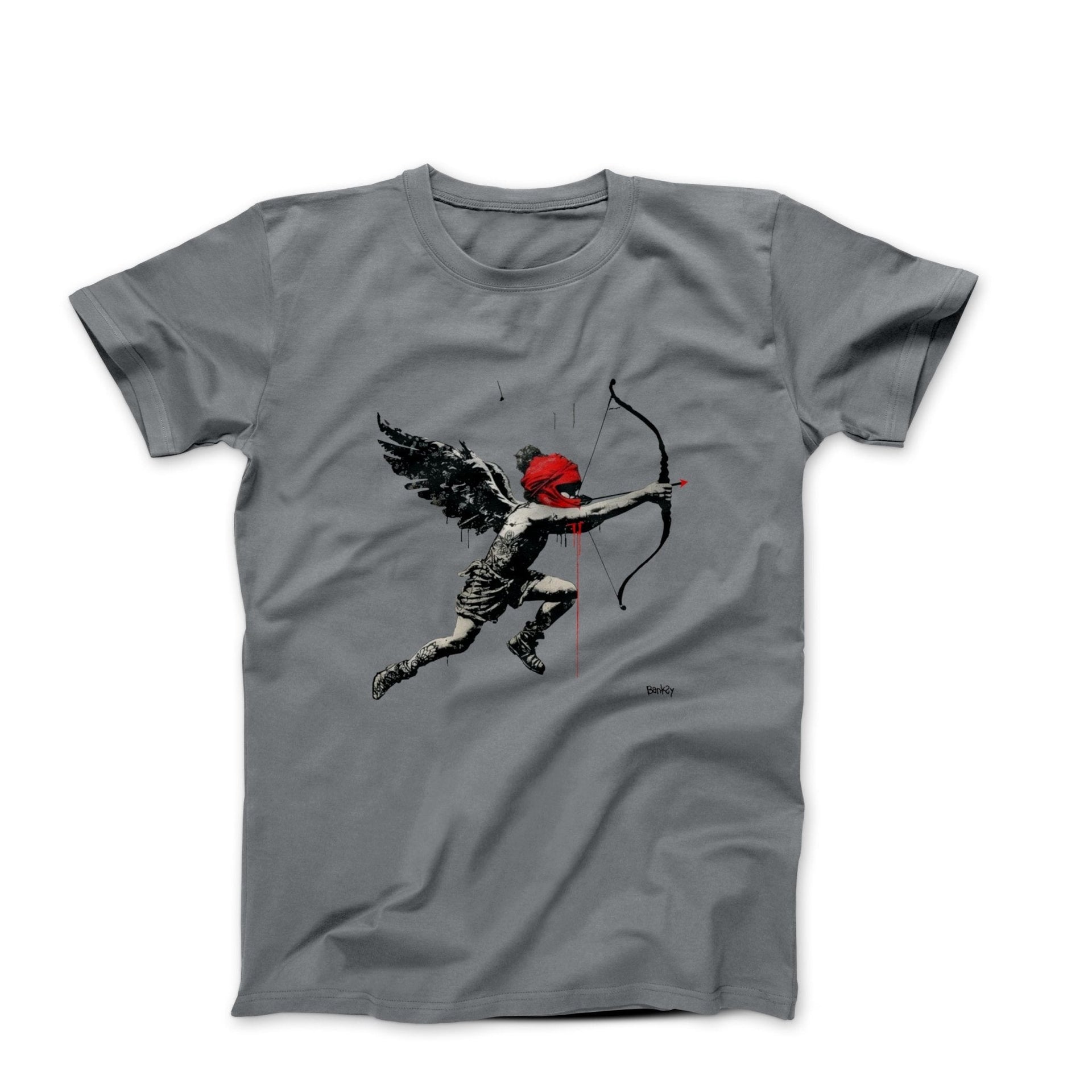 Banksy Cupid Love Graffiti Art T-shirt - Street, Pop & Media Art - Harvey Ltd