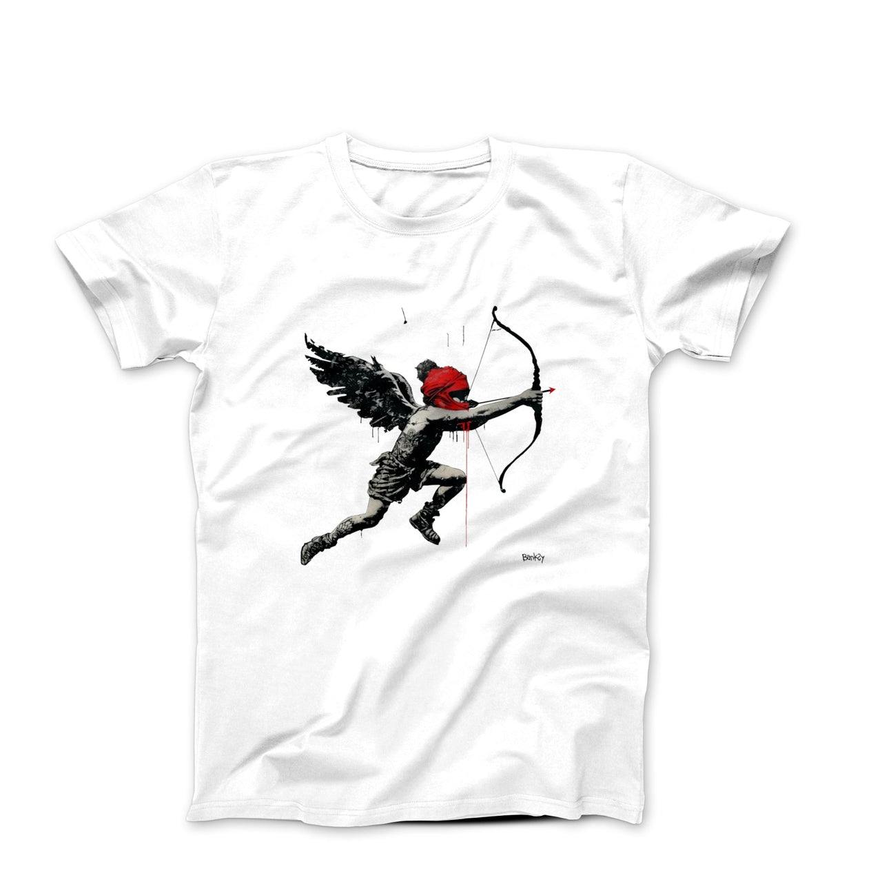 Banksy Cupid Love Graffiti Art T-shirt - Street, Pop & Media Art - Harvey Ltd