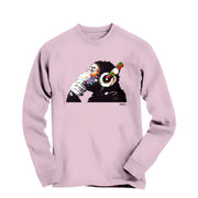 Banksy DJ Thinker Monkey Long Sleeve Tee - Street, Pop & Media Art - Harvey Ltd