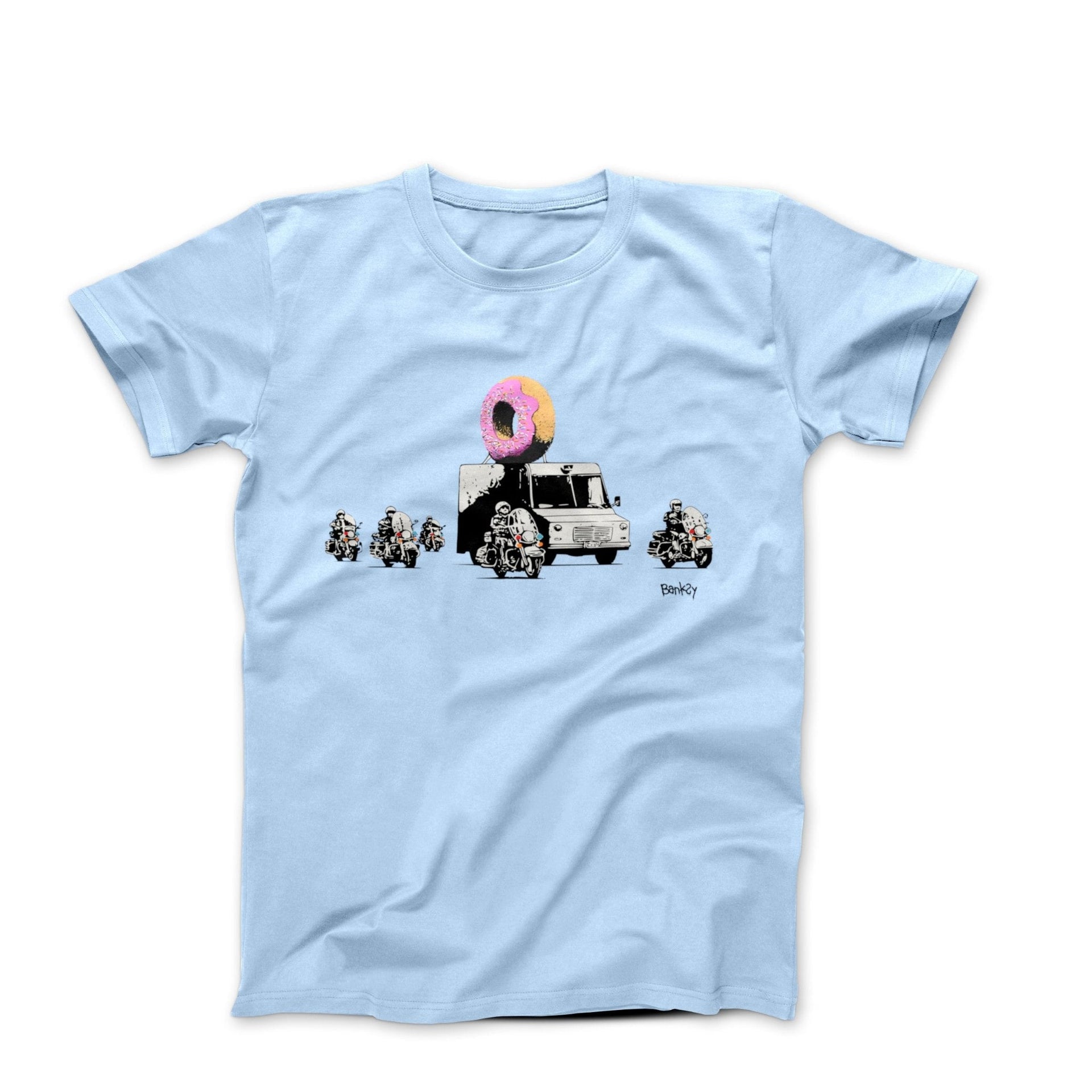 Banksy Donut Truck Street Art T-shirt - Street, Pop & Media Art - Harvey Ltd
