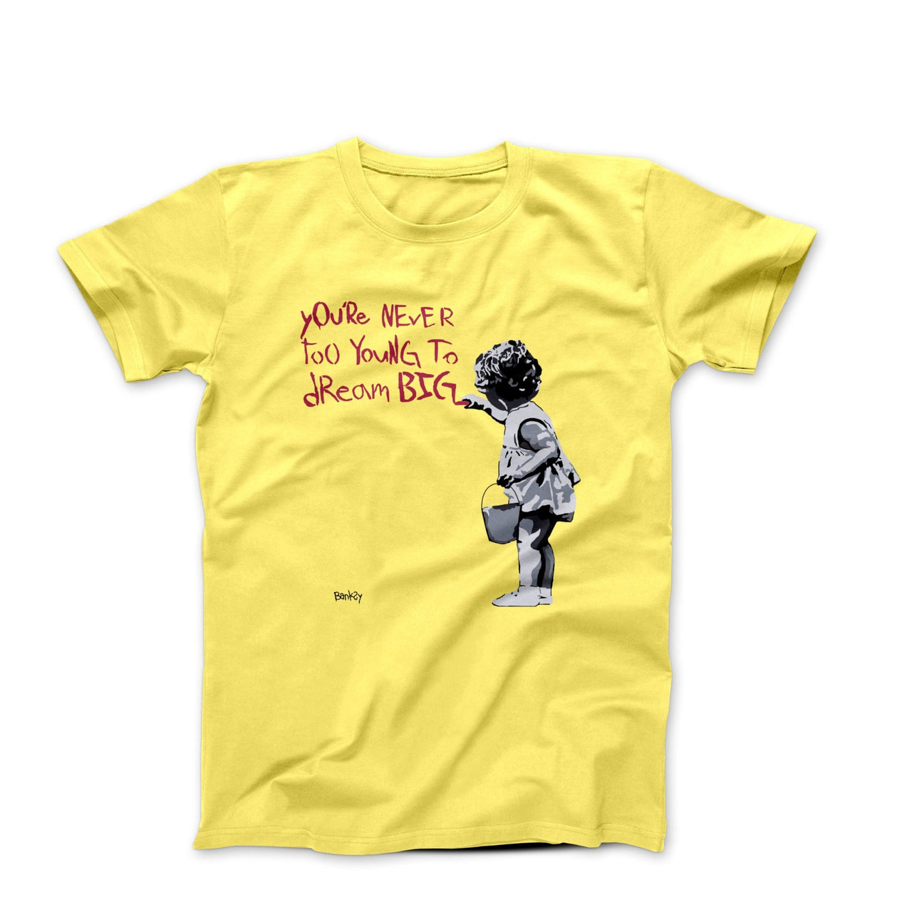 Banksy Dream Big (2012) Street Art T-shirt - Street, Pop & Media Art - Harvey Ltd