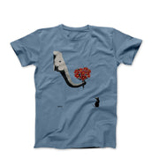 Banksy Elephant With Flowers (2010) Street Art T-shirt - Clothing - Harvey Ltd