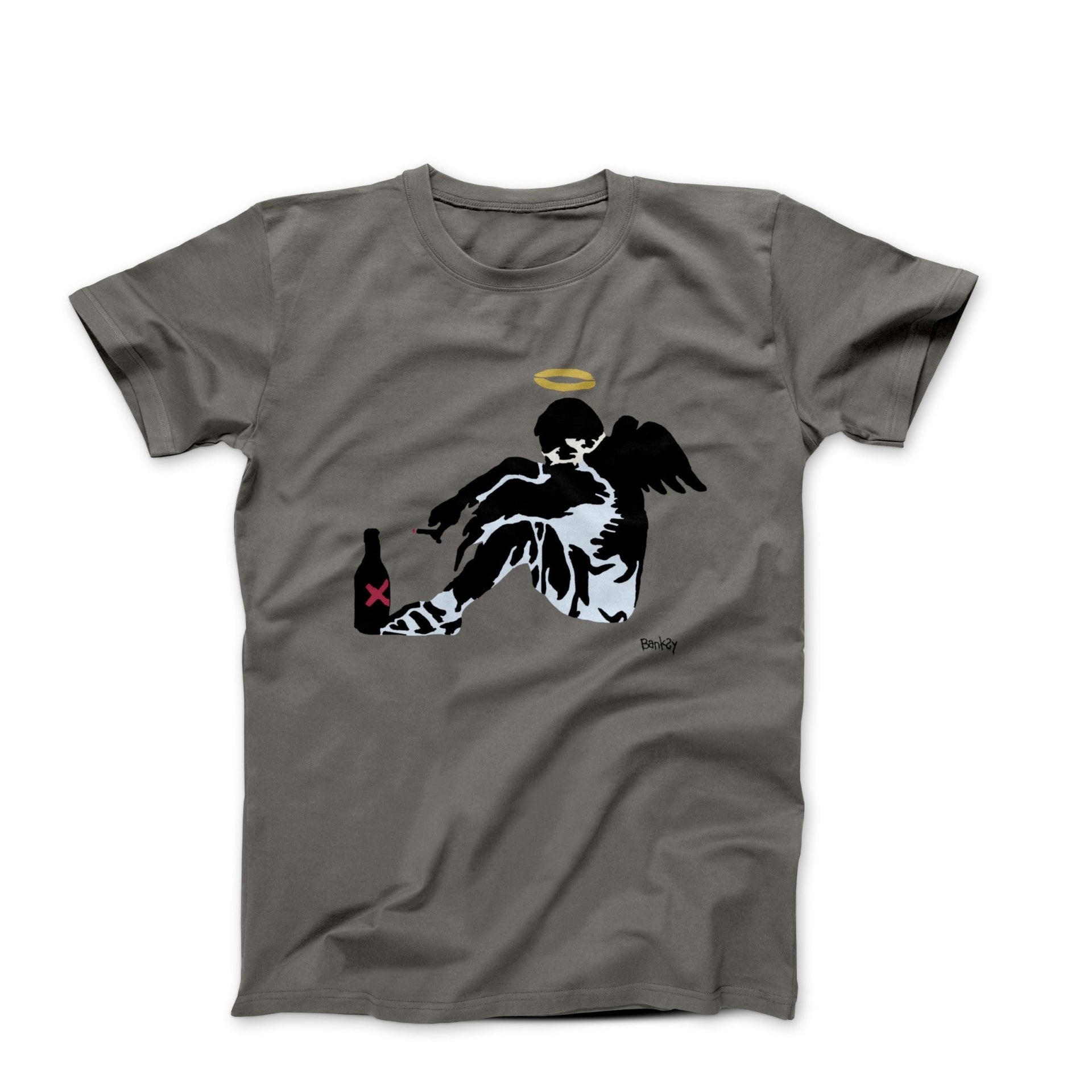 Banksy Fallen Angel (2004) Street Art T-shirt - Street, Pop & Media Art - Harvey Ltd