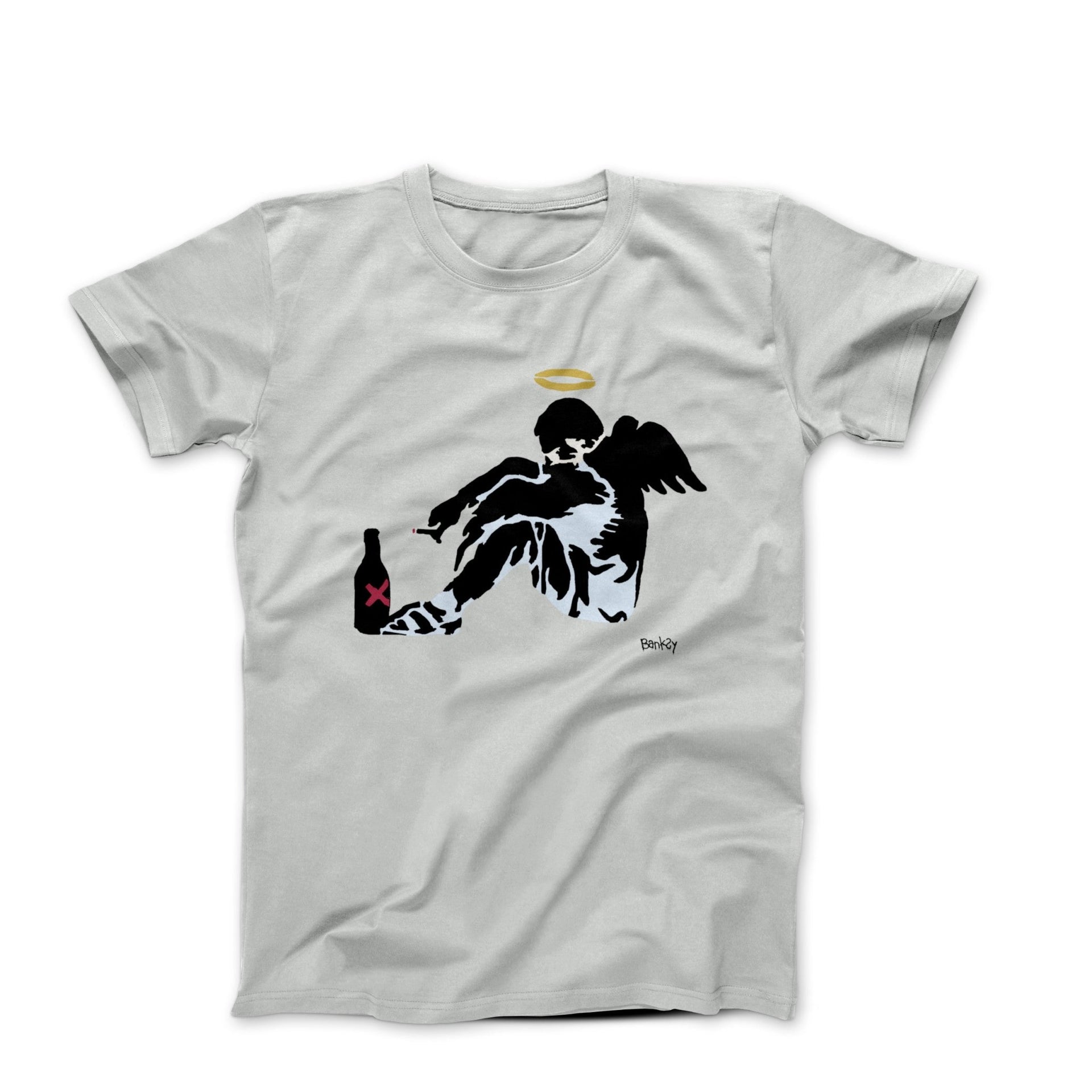 Banksy Fallen Angel (2004) Street Art T-shirt - Street, Pop & Media Art - Harvey Ltd