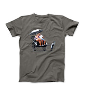 Banksy Fat Tourists and Rickshaw (2009) Street Art T-shirt - Street, Pop & Media Art - Harvey Ltd