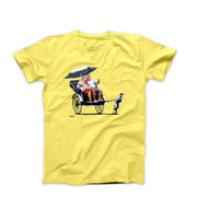 Banksy Fat Tourists and Rickshaw (2009) Street Art T-shirt - Street, Pop & Media Art - Harvey Ltd