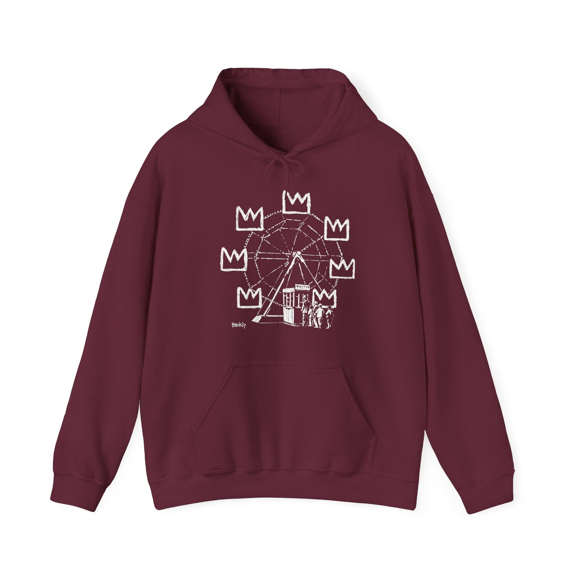Banksy Ferris Wheel Homage Artwork Hoodie - Street, Pop & Media Art - Harvey Ltd