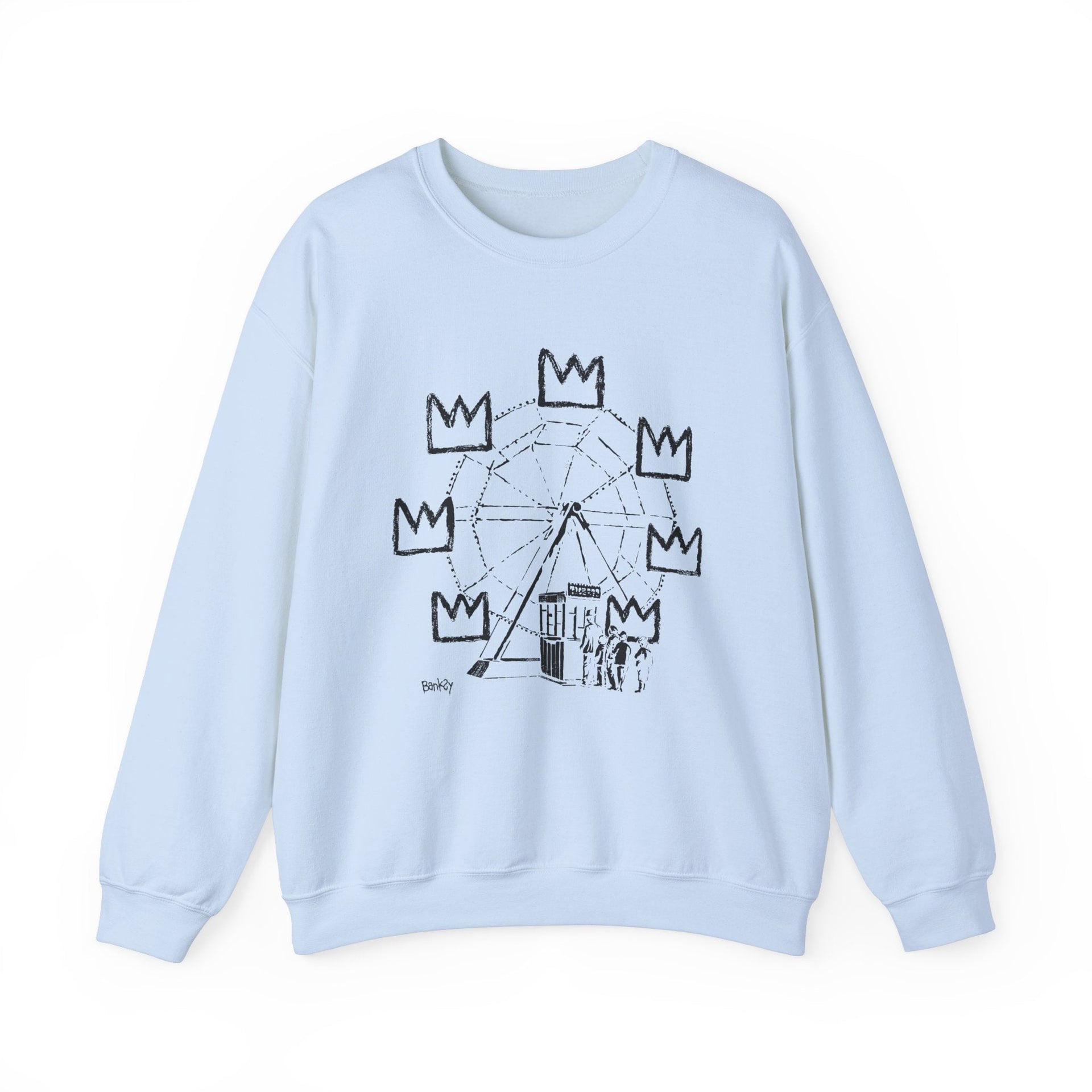 Banksy Ferris Wheel Homage Artwork Sweatshirt - Clothing - Harvey Ltd