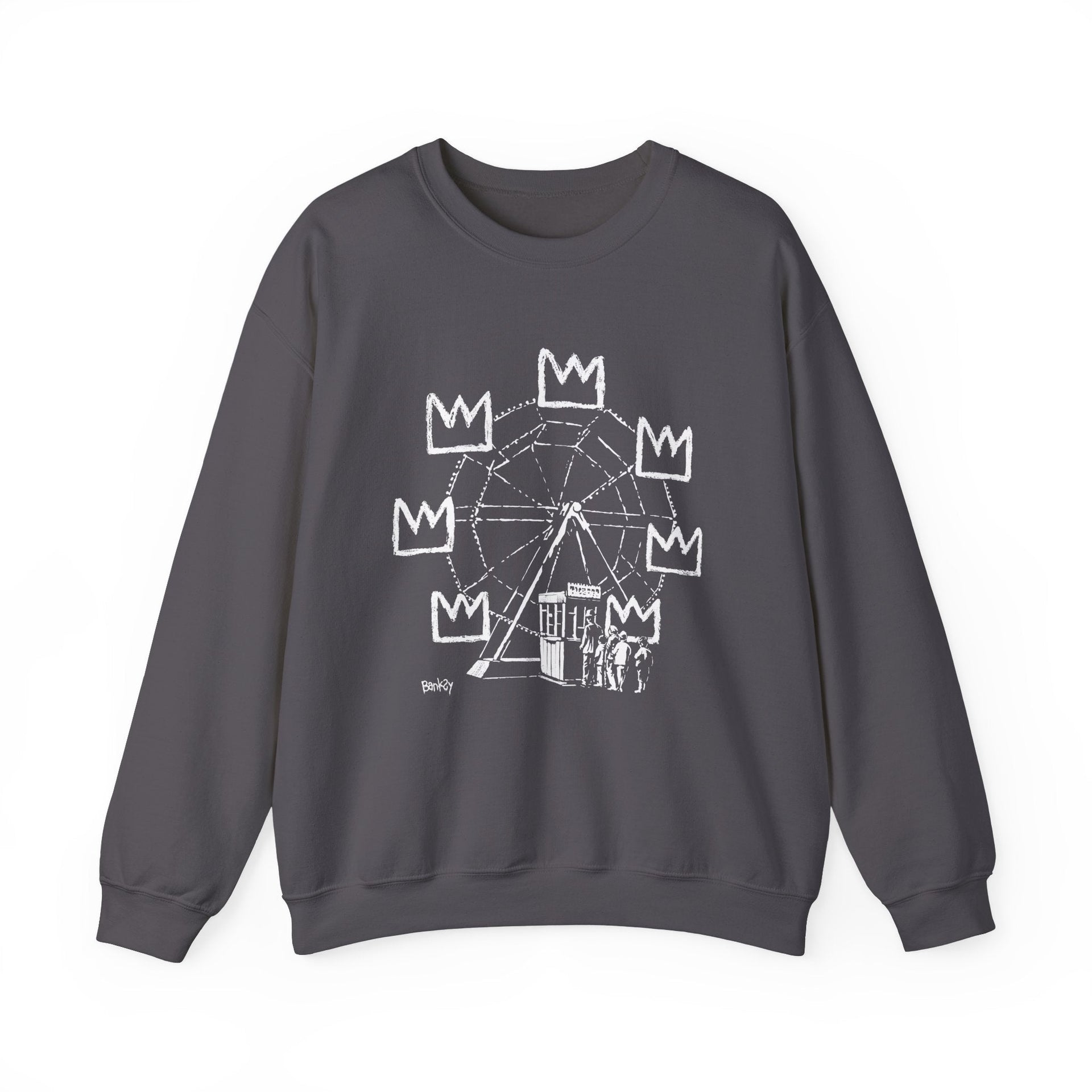 Banksy Ferris Wheel Homage Artwork Sweatshirt - Clothing - Harvey Ltd