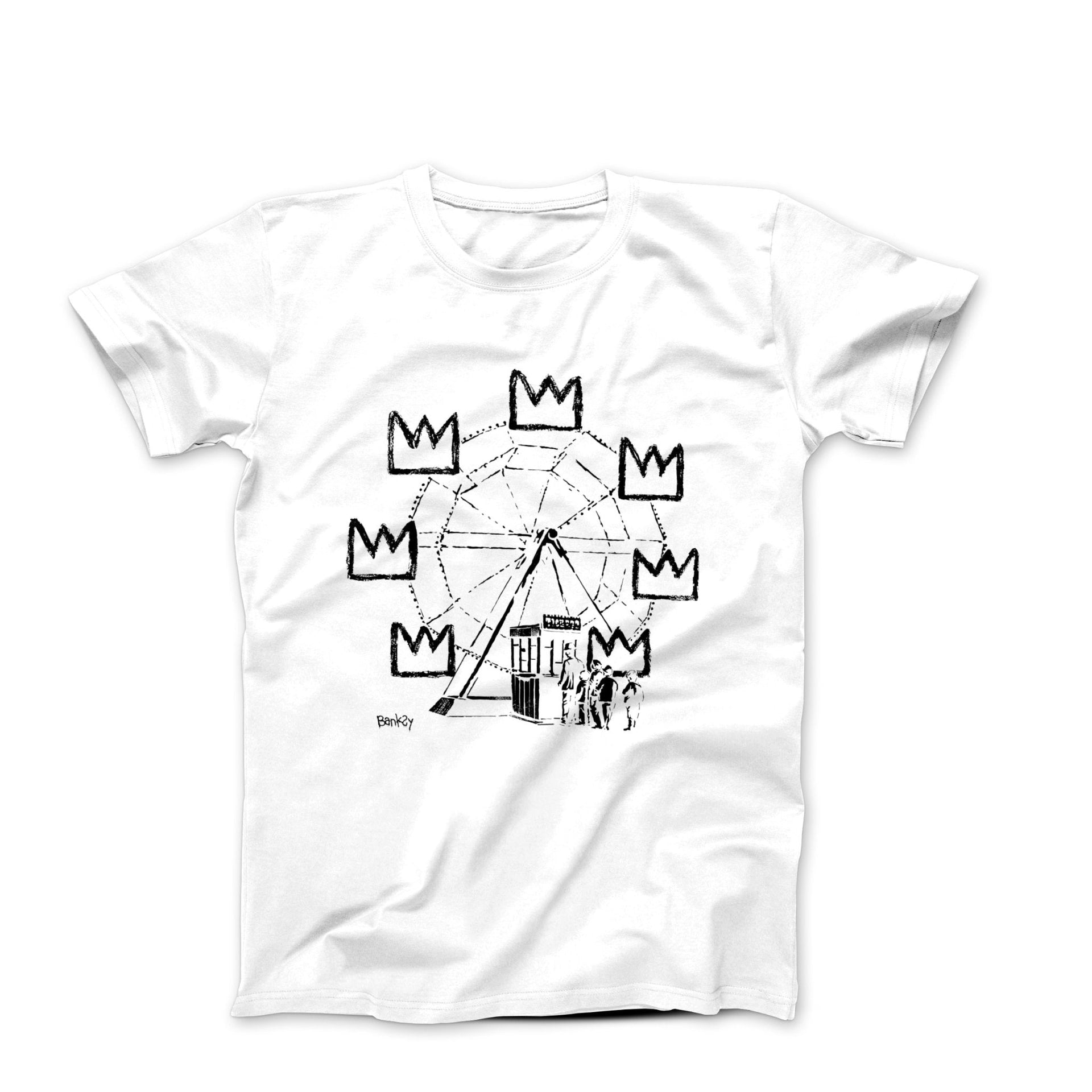 Banksy Ferris Wheel Homage Street Art T-Shirt - Street, Pop & Media Art - Harvey Ltd